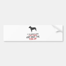 Bull Terrier Bumper Sticker