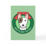 Bull Terrier Christmas cards