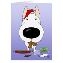 Bull Terrier Christmas Cards