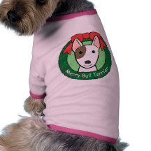 Bull Terrier Christmas Dog Clothing