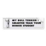 Bull Terrier Honour bumper stickers