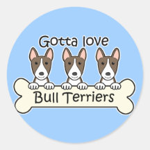 Bull Terrier Lover Stickers