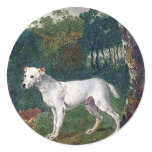 Bull Terrier Painting - Vintage Fine Art Sticker