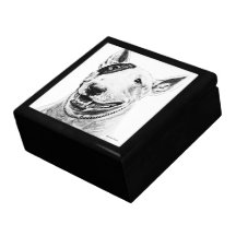 Bull Terrier Trinket Box