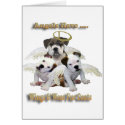 Bulldog Angels Have Wings & Fur Coats cards