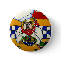 Bulldog Chef Buttons
