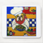 Bulldog Chef mousepads