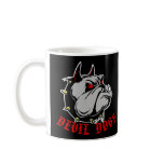 Bulldog Devil Dogs Black Coffee Mugs