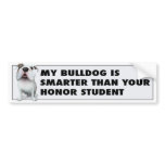 Bulldog (English) Honour bumper stickers