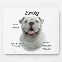 Bulldog History Design Mousepad