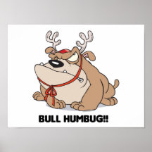bulldog humbug print