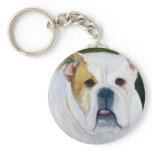 Bulldog keychain