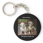 Bulldog Keychain