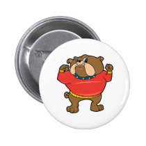 Bulldog Mascot buttons