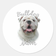 Bulldog Mum 2 Stickers
