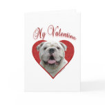Bulldog My Valentine cards