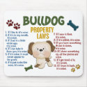 Bulldog Property Laws 4 mousepads