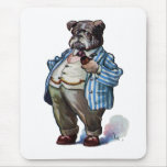 Bulldog Smoking Pipe mousepads