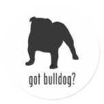 Bulldog stickers