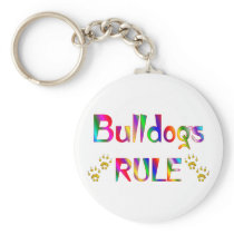 Bulldogs Rule Keychains