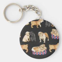 Bulldogs & Shar Peis Keychains