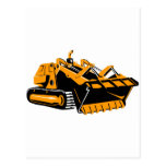 bulldozer construction equipment machinery post cards