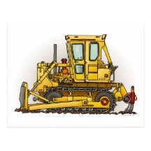 Bulldozer Dozer Post Card