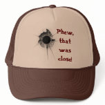 Bullet hole mesh hats