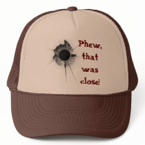 Bullet hole mesh hats