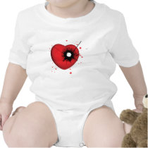 Bullet Hole Heart Shirt