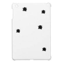 bullet hole iPad mini case