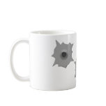 Bullet Hole Message Mug