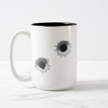 Bullet Hole Mugs