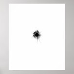 Bullet hole posters