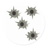 Bullet Holes Stickers