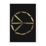 Bullet peace symbol