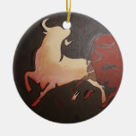Bullfight 1 christmas ornaments