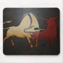 Bullfight 1 mousepads