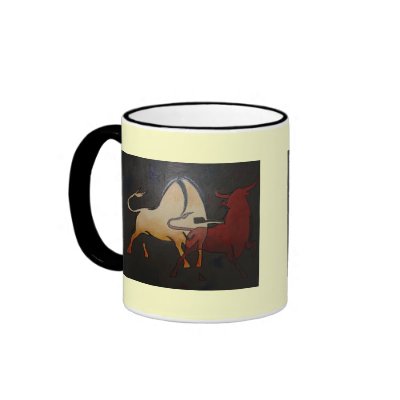 Bullfight 1 coffee mug by taiche