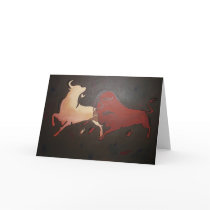 Bullfight 2 greeting cards