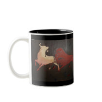 Bullfight 2 coffee mugs