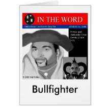 Bullfighter Greeting Cards