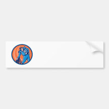 Bullfighter Matador Retro Bumper Sticker