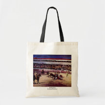 Bullfighting By Manet Edouard Canvas Bag