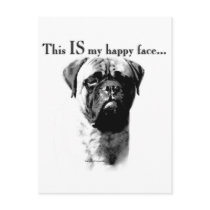 Bullmastiff Happy Face