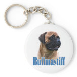 Bullmastiff (red) Name keychains