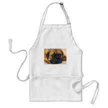 Bullmastiff Waiting - Dog Breed Art Apron
