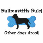 Bullmastiffs Rule Embroidered Shirt (Polo) embroidered shirts