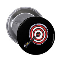 Bulls Eye 2 Pinback Button