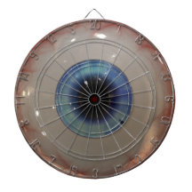 BULLSEYE Funny, Freaky Blue Eyeball Dartboard